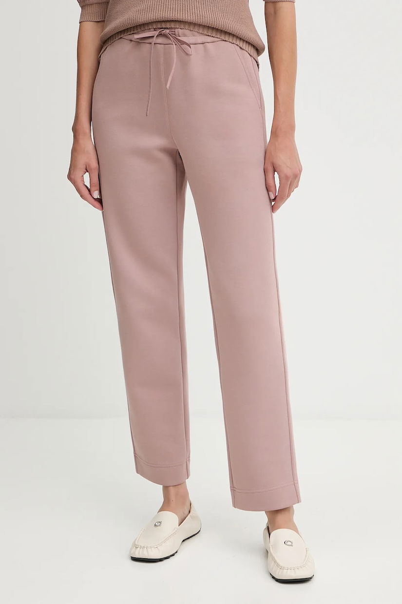 MM pantaloni de trening FURIO culoarea roz, uni, 2526786087600