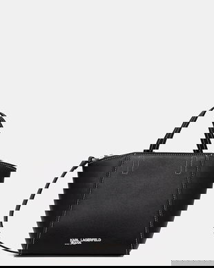 Karl Lagerfeld Jeans poșetă culoarea negru, A3W30008