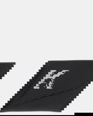 Karl Lagerfeld Jeans portofel de piele culoarea negru, A3W32068