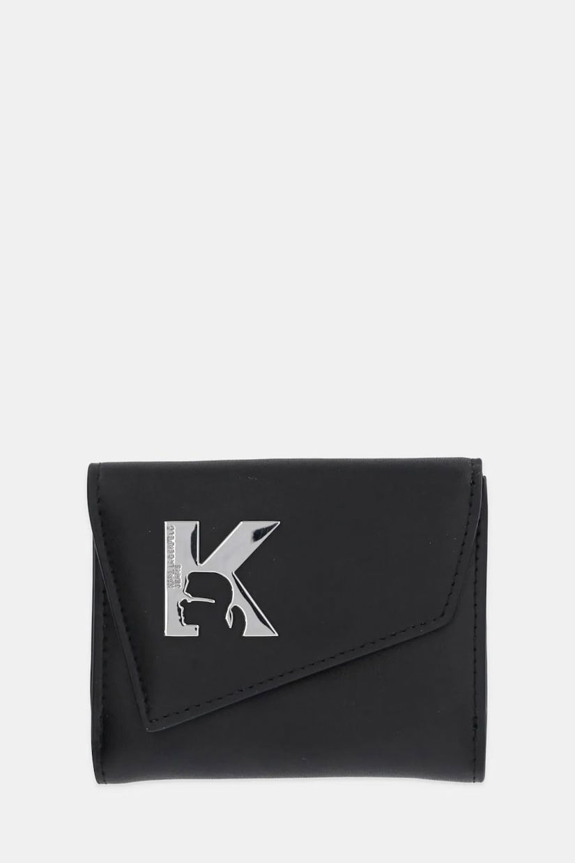 Karl Lagerfeld Jeans portofel de piele culoarea negru, A3W32068