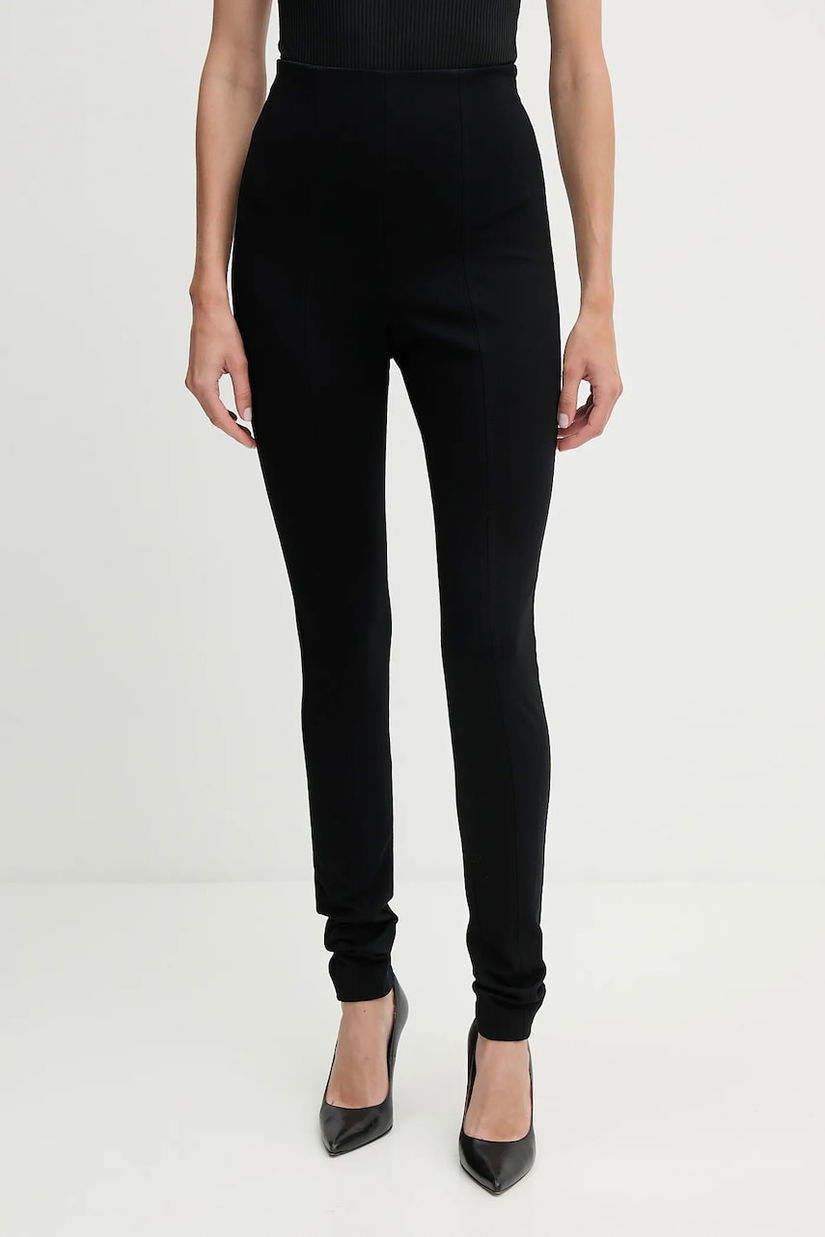 BOSS Orange colanți culoarea negru, uni, 50535462