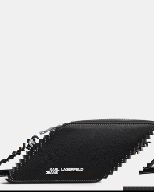 Karl Lagerfeld Jeans borsetă culoarea negru, A3W30012