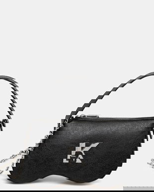 Karl Lagerfeld Jeans poșetă culoarea negru, A3W30213