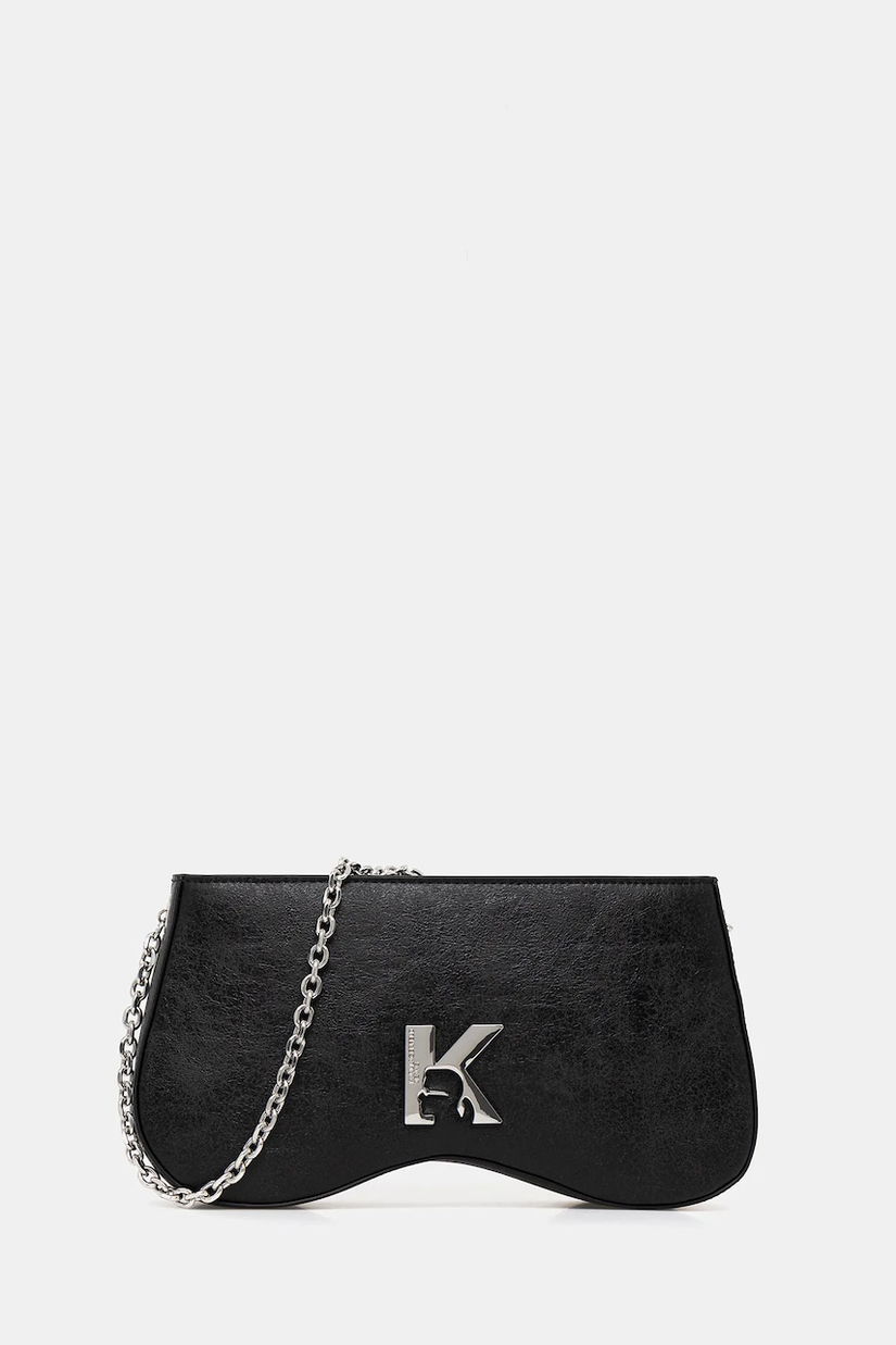 Karl Lagerfeld Jeans poșetă culoarea negru, A3W30215