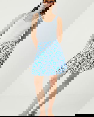 Medicine fusta culoarea alb, mini, evazati