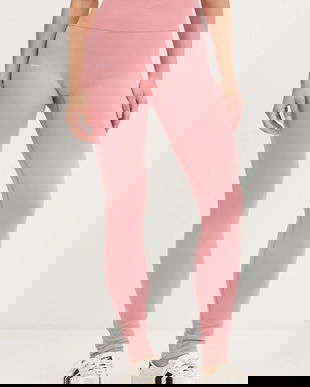 Pangaia leggings Plant-Stretch Compressive Leggings culoarea roz, uni, 10002427
