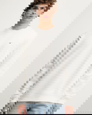 Tommy Jeans bluză culoarea bej, uni, DM0DM20741