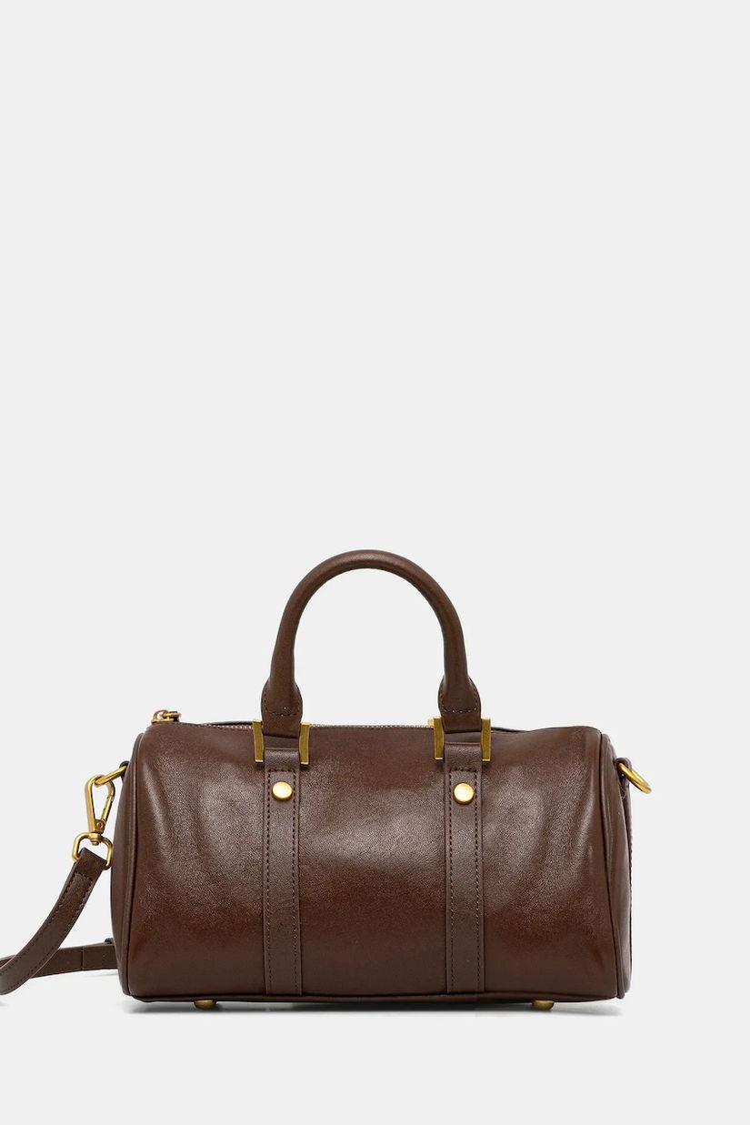 Answear Lab poseta de piele culoarea maro