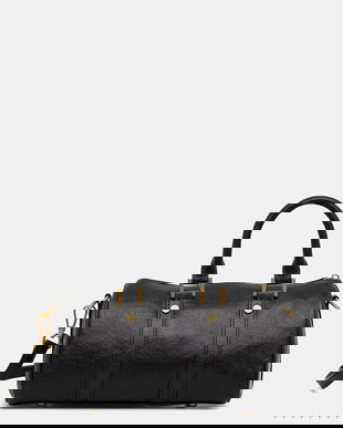 Answear Lab poseta de piele culoarea negru