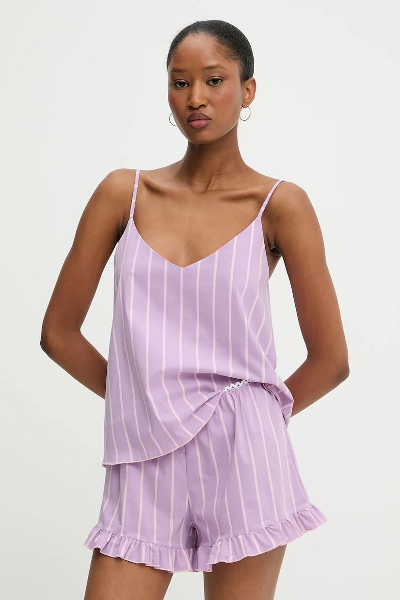 Answear Lab pijama culoarea violet