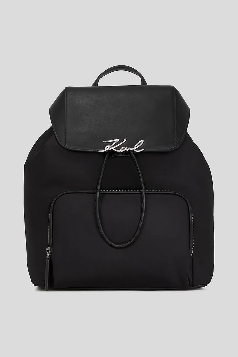 Karl Lagerfeld rucsac culoarea negru, mare, A3W30019