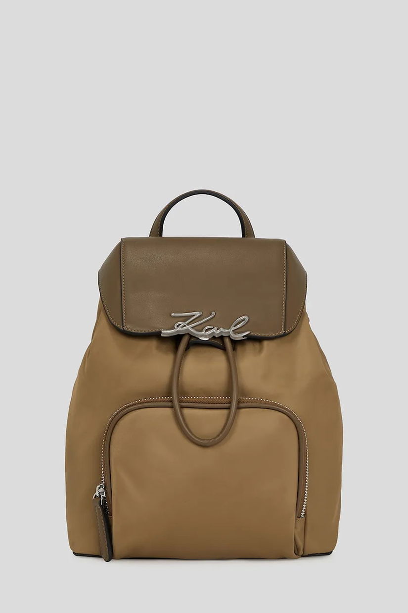 Karl Lagerfeld rucsac culoarea maro, mic, A3W30027