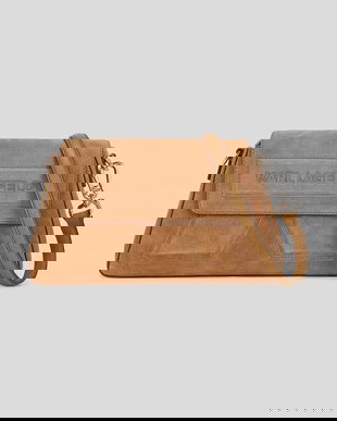 Karl Lagerfeld geantă de piele IKON/K culoarea maro, A3W30065