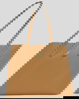 Karl Lagerfeld geantă de piele K/AUTOGRAPH culoarea maro, A3W30150