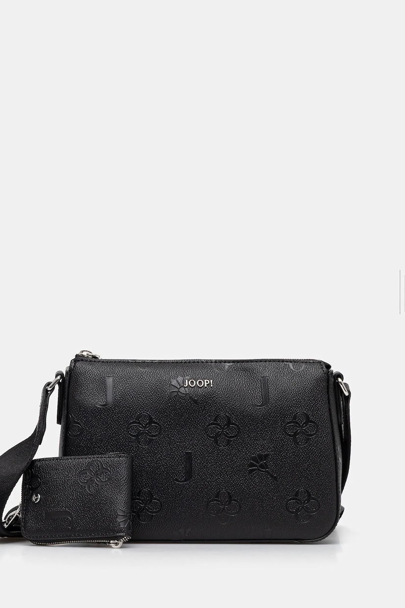 Joop! geantă Decoro Stampa Jasmina culoarea negru, 4140007406
