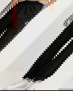 adidas Originals pantaloni de bumbac Essentials culoarea negru, cu fason cargo, JX3913