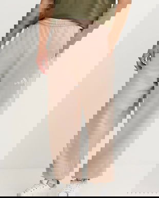 adidas pantaloni de trening din bumbac All SZN culoarea bej, cu imprimeu, JN0619