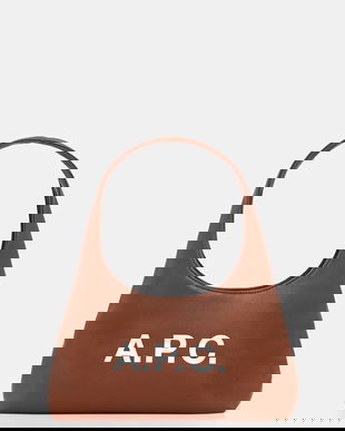 A.P.C. geantă baby ninon shoulder culoarea maro, PUAAT.F67027