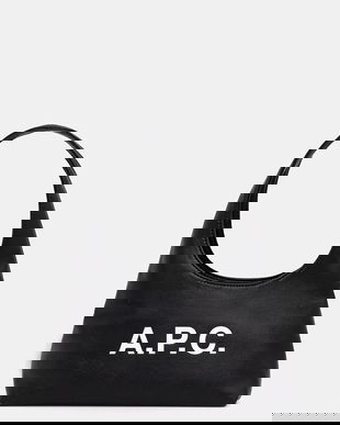 A.P.C. geantă baby ninon shoulder culoarea negru, PUAAT.F67027