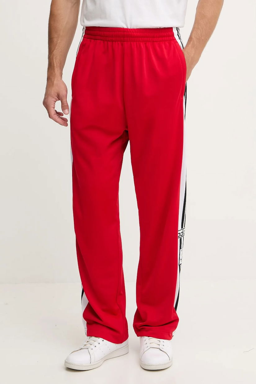 adidas Originals pantaloni de trening Adibreak Track Pants culoarea rosu, cu imprimeu, KA0722