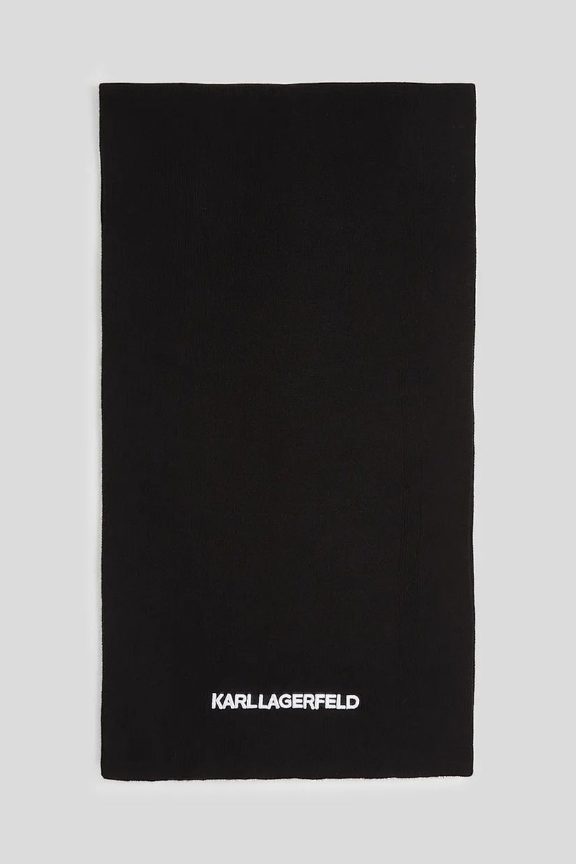 Karl Lagerfeld fular culoarea negru, A3W33144