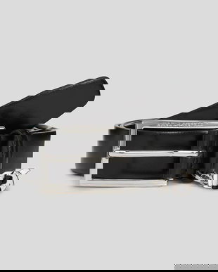 Karl Lagerfeld curea IKON culoarea negru, A3W33069