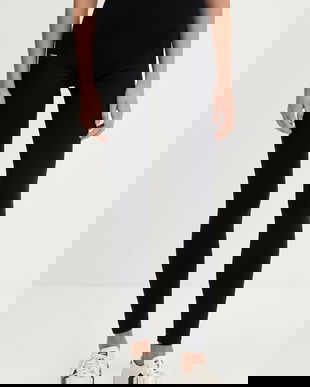 Pangaia leggings Plant-Stretch Compressive Leggings culoarea negru, uni, 10002427