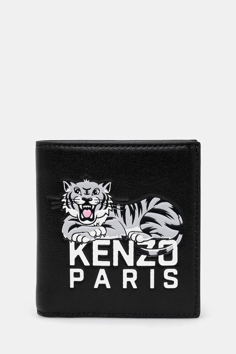 Kenzo portofel de piele barbati, culoarea negru, FF55PM603L46.99