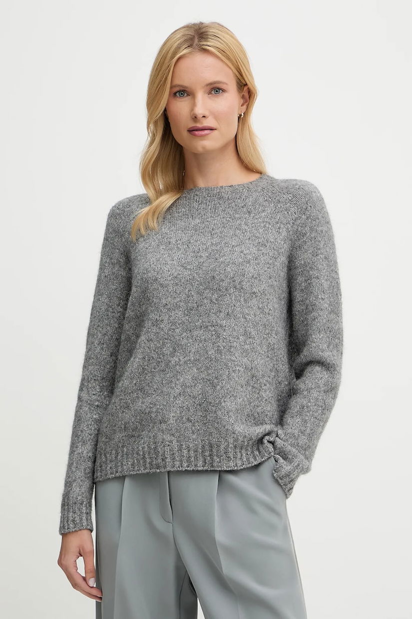 Weekend Max Mara pulover din amestec de lână GHIACCI culoarea gri, 2525366151600