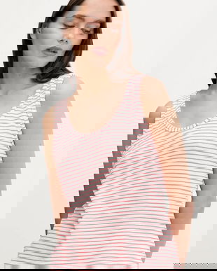 United Colors of Benetton set de pijama de bumbac culoarea roz, bumbac, 36LC3P03V