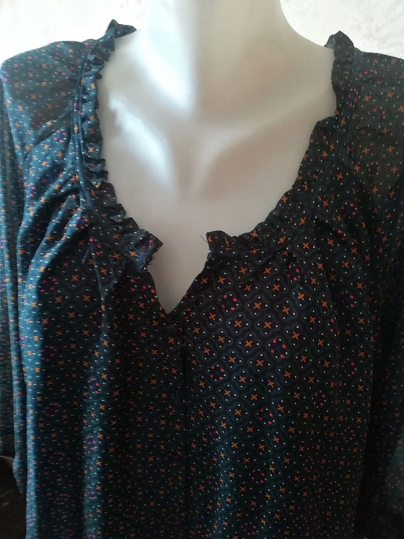 rochie voal cu floricele , talie joasa ,Woman by Tchibo , 50