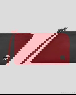 Karl Lagerfeld portofel IKON culoarea roșu, A3W32011