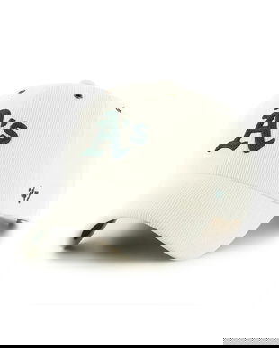 47 brand șapcă MLB Athletics culoarea gri, cu imprimeu, B-TCDCU18IWS-SS