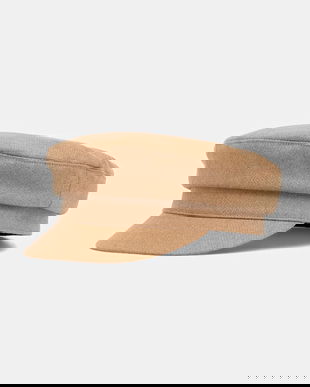 Weekend Max Mara beretă de lână ANGORA culoarea bej, de lână, 2525576044600