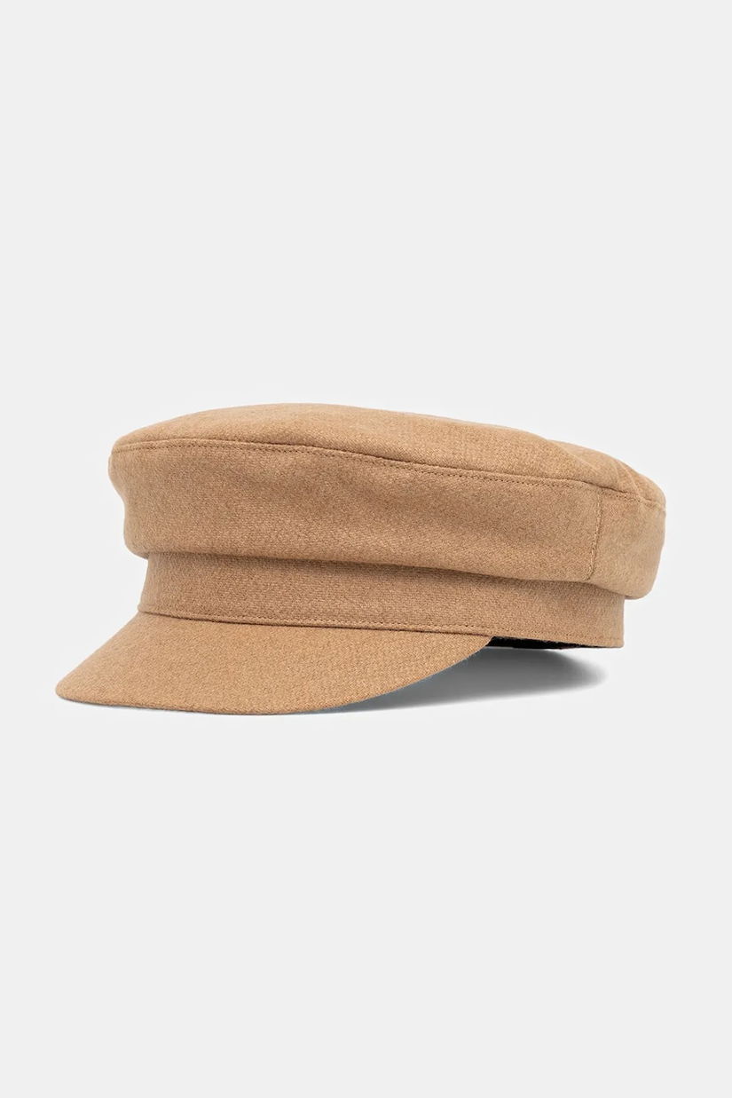 Weekend Max Mara beretă de lână ANGORA culoarea bej, de lână, 2525576044600