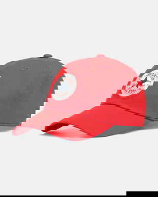 Converse șapcă culoarea roșu, cu imprimeu, 10027421-A15