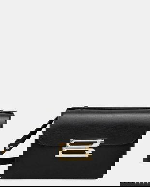 Victoria Beckham poșetă de piele culoarea negru, B125AAC006211A