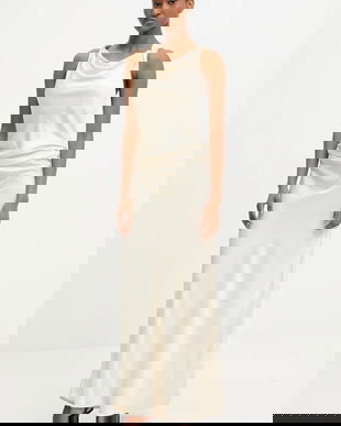 Answear Lab rochie culoarea galben, maxi, evazati