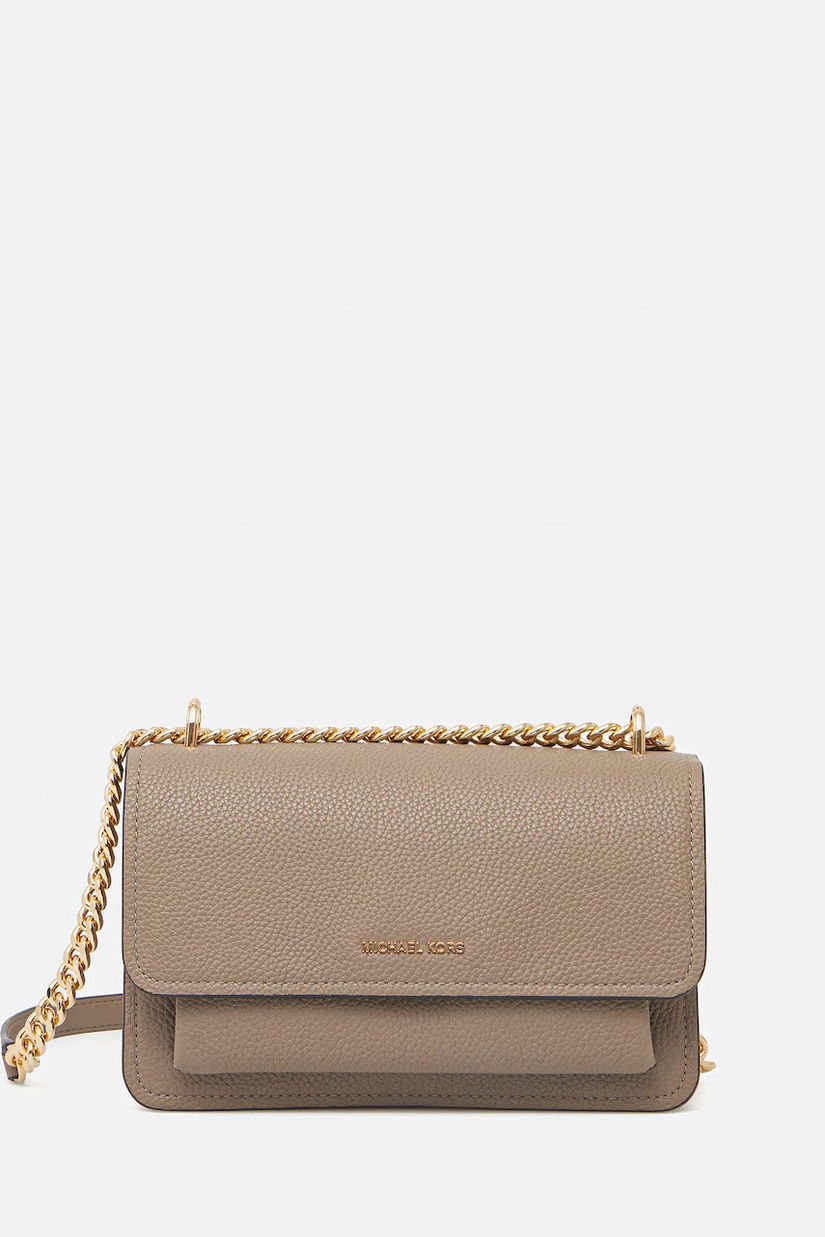 MICHAEL Michael Kors poșetă de piele culoarea negru, 30T4GC7L3T
