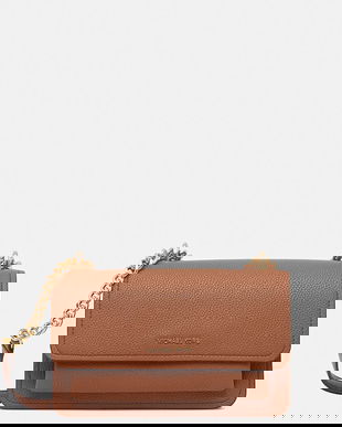 MICHAEL Michael Kors poșetă de piele culoarea negru, 30T4GC7L3T