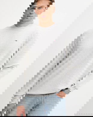 Tommy Jeans bluză culoarea bej, uni, DM0DM20741