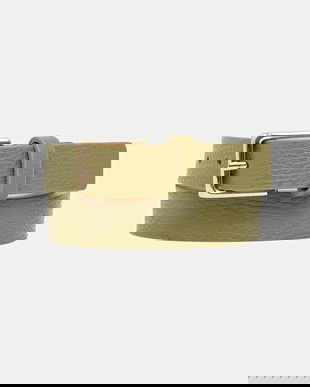 Answear Lab curea de piele culoarea bej