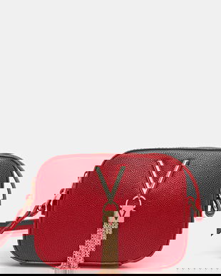 Valentino Bags poșetă culoarea bordo, VBS1R409G