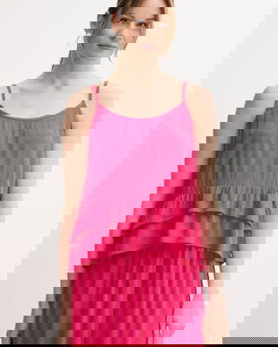 United Colors of Benetton bluză culoarea roz, uni, 4VW95H00B