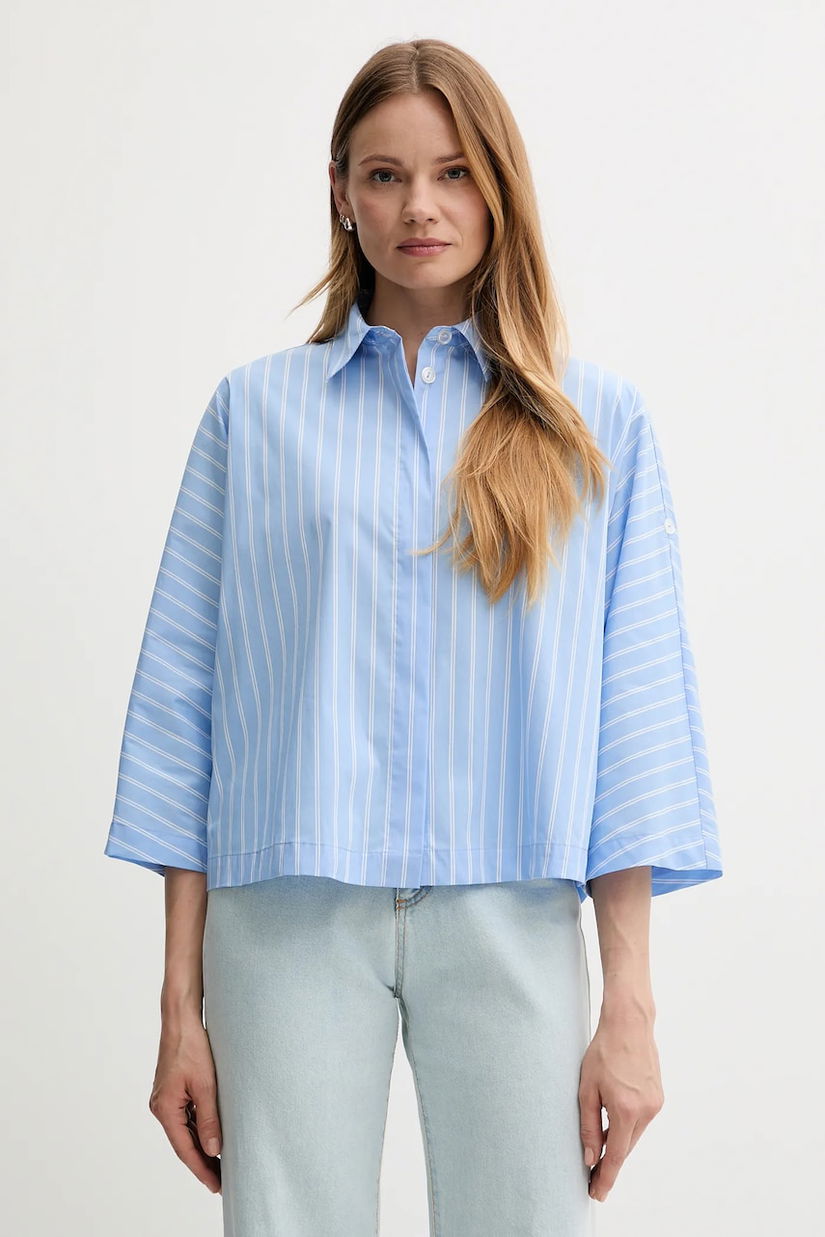 Sisley cămașă cu guler clasic, relaxed, 57ZBLQ09C