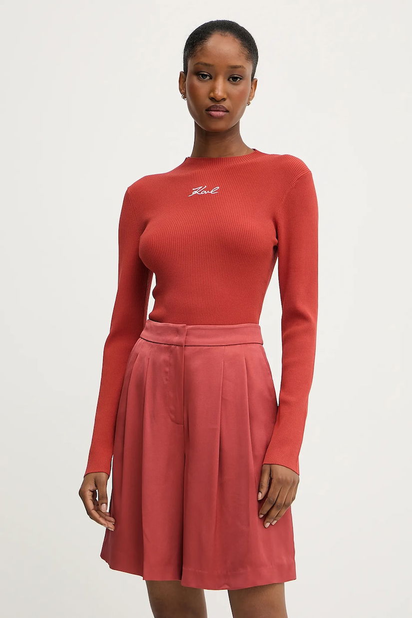 Karl Lagerfeld vestă culoarea portocaliu, light, A3W18025