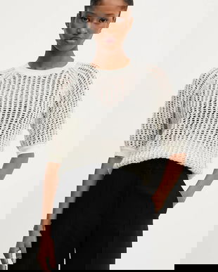 BOSS pulover din amestec de lână culoarea bej, 50546451