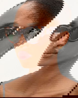 Saint Laurent ochelari de soare culoarea verde, SL M94 RIM