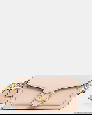 Coach poșetă de piele Tabby 20 culoarea bej, CBF93