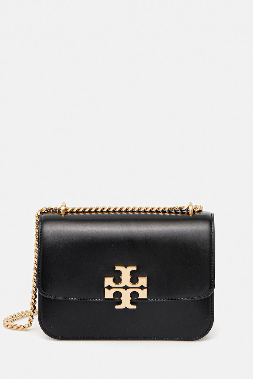 Tory Burch poșetă de piele Eleanor culoarea negru, 166169-001